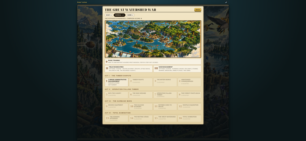 Dam Nation campaign map